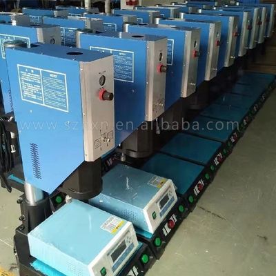 Εύκολο στη λειτουργία 15KHZ 3200W φορητό υπερηχητικό μηχανή συγκόλλησης για υφάσματα πλαστικού PVC
