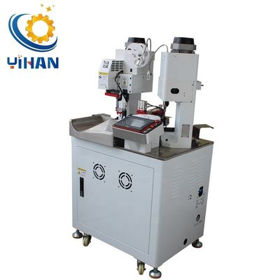 4000PCS/h Υψηλή παραγωγικότητα Δύο κεφαλές Crimping Machine για χαλκό καλωδίου καλωδίου τερματικό