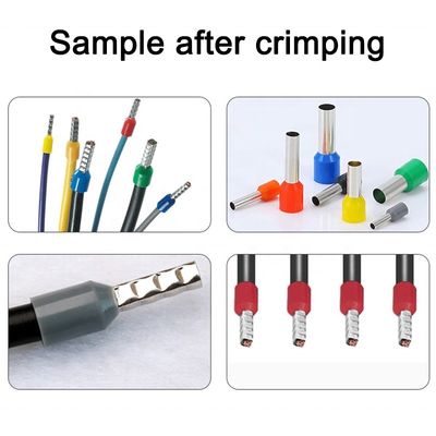 Εύκολο προ-μονωμένο καλώδιο τερματικό stripping crimping μηχανή με στροφή crimping