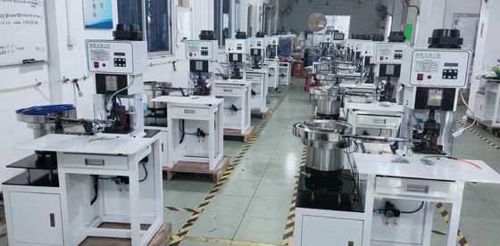 30MM πίεση εγκεφαλική αυτόματη δονητική πλάκα τροφοδοσία ισχύος καλώδιο Crimping Machine